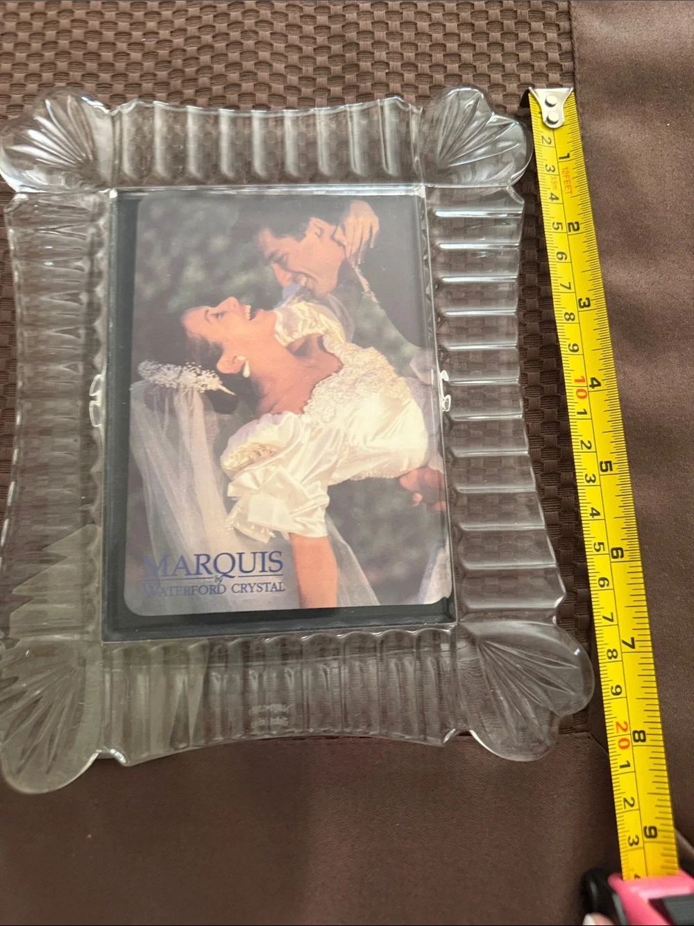 Clear Glass Picture Frame - Marquis Crystal Style